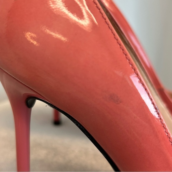 STUART Weitzman pink patent high heels Sz 6 - Picture 5 of 10